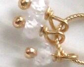 Clear CZ Dangle Pendant in 14k Gold Fill