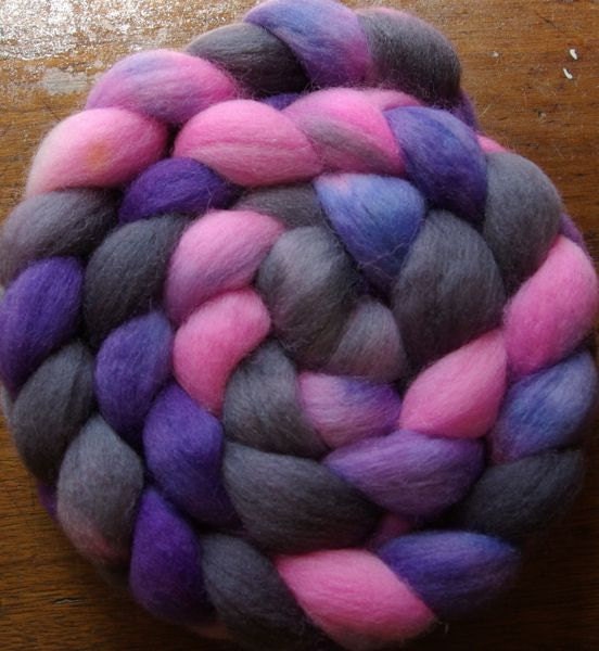 SALE Alice In Wonderland Inspired The Jabberwocky Spinning Fiber Corriedale
