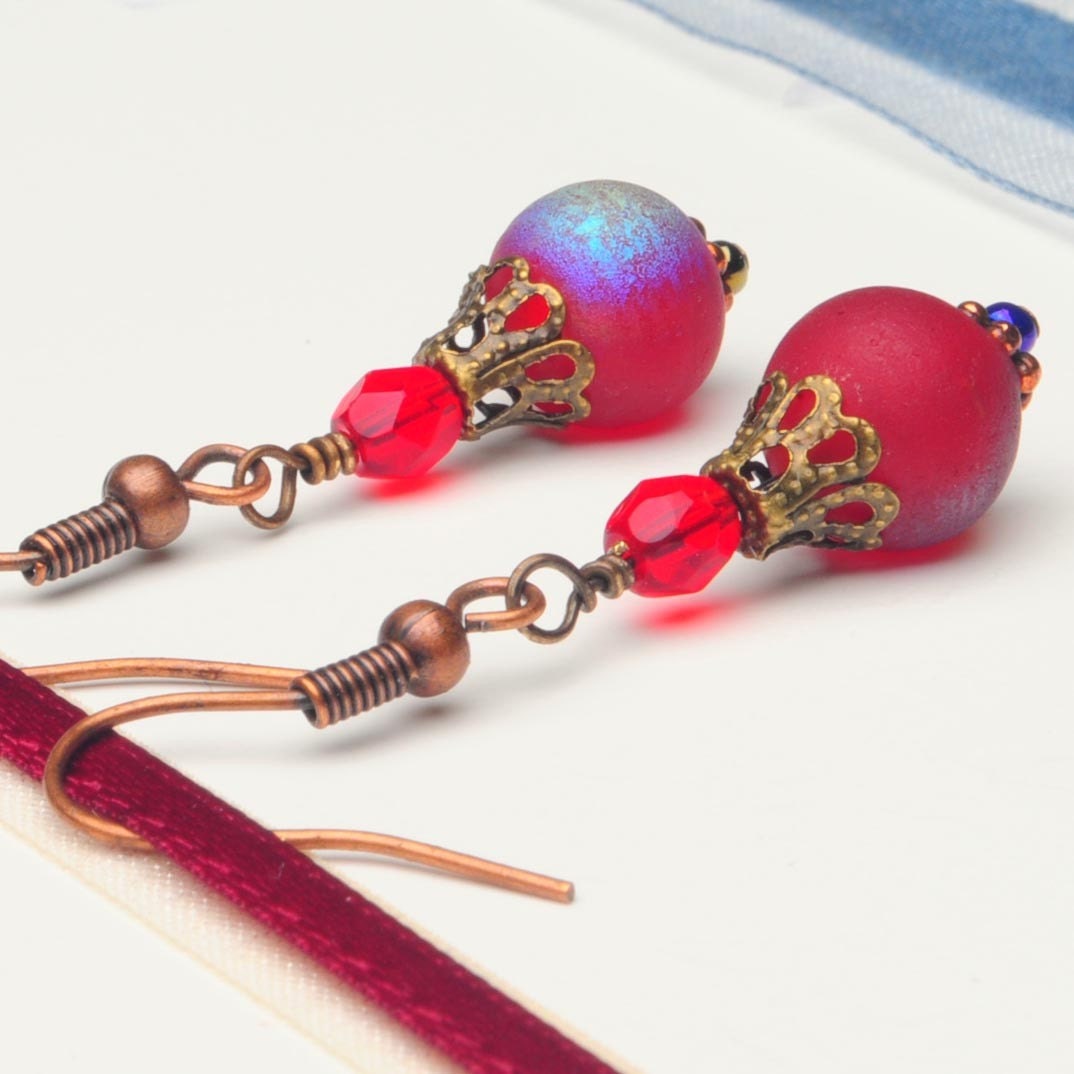Magical Red Earrings