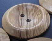 Large Concave Wood Buttons Size 55