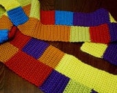 Set of 3 Colorful Scarves Instant Download PDF Easy Fast Crochet Pattern