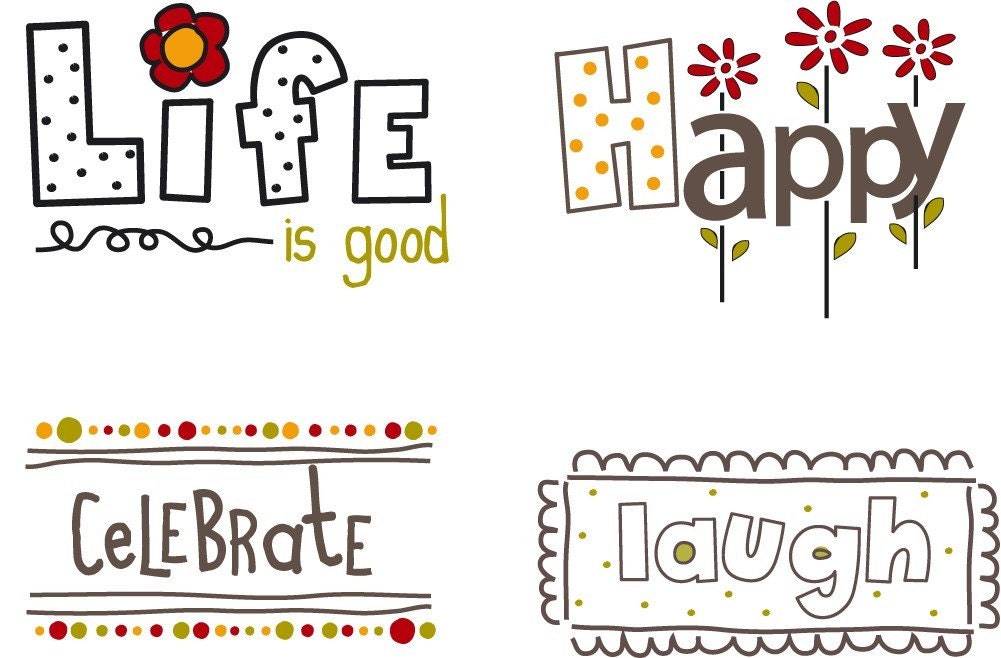 Happy Words Little Labels