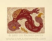 Regress woodcut print