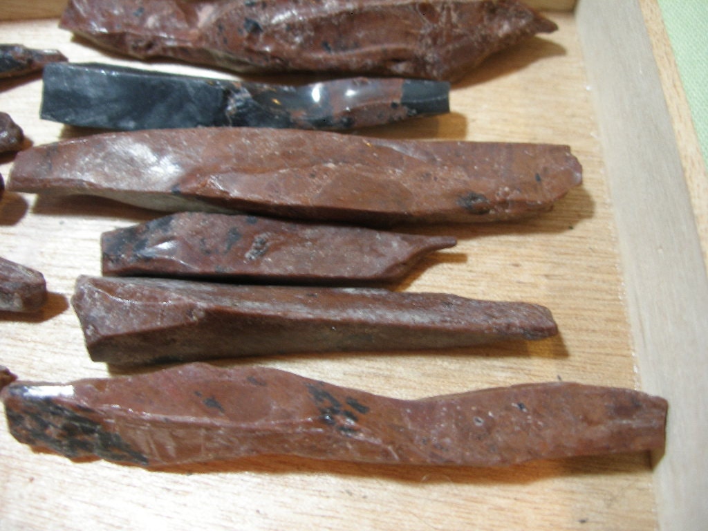 ALMoST GoNE AGAiN Obsidian volcanic dragon glass needles( 4) - all natural Game of Thrones TeamESST, paganteam, TeamBJD