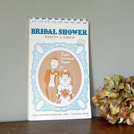 Bridal Shower party games book great gag gift or by jollytimeone