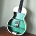 RESERVED FOR AndreaRawr Vintage guitar shelf painted green, white and black
