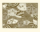 Limited edition screenprint Third Eye Opening by Ryan Bubnis