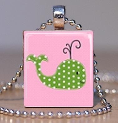 Scrabble Pendant - PREPPY WHALE