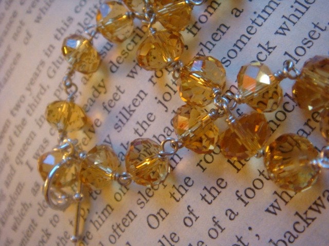 Gold Glass Bracelet