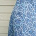 RESERVED for Patti C. Vintage Apron Blue Paisley Full Bib Cobbler X Large