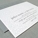 Jadyn Petal Wedding Invitation - Blue Petal Pattern Custom Wedding Invitation (Sample)