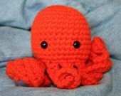 Orange Octopus Amigurumi