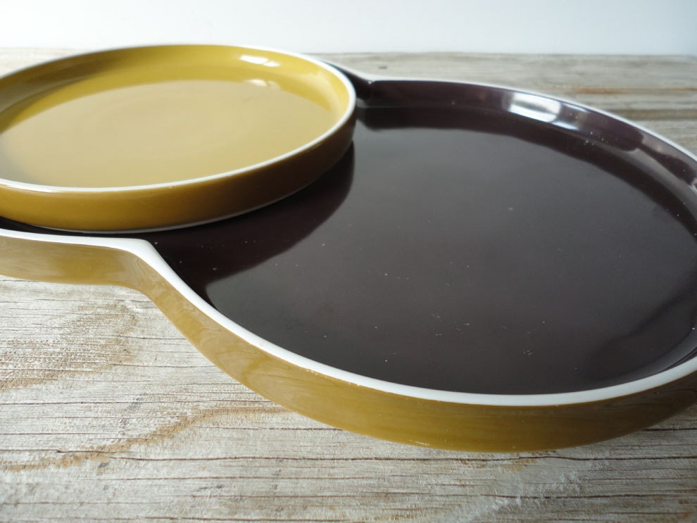 Block Chromatics Germany. Gold Brown Plate Set