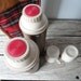 Thermos Pair and Tartan Plaid Carrying Case