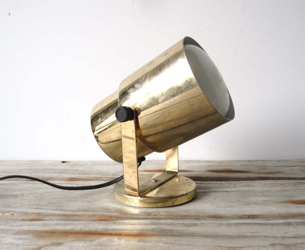 Modern Metal Gold Spotlight Lamp