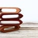 Set of Teak Napkin Holders