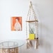 R e s e r v e d Large Chunky Boho Tiered Woven Plant Hanger