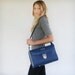 VINTAGE Royal Cobalt Blue Camera Case or Train Case LUGGAGE Pick Your Poison