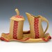 Unique Sugar and Creamer Set with serving tray