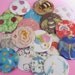 MAY SALE 31% OFF pocket mirrors one dozen (12) assorted animals and insects fabric covered pocket mirrors
