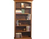 Walnut Burl Inlay bookcase
