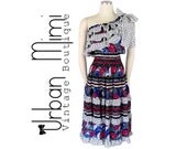 Diane Freis Vintage Dress Bohemian Chic size 11
