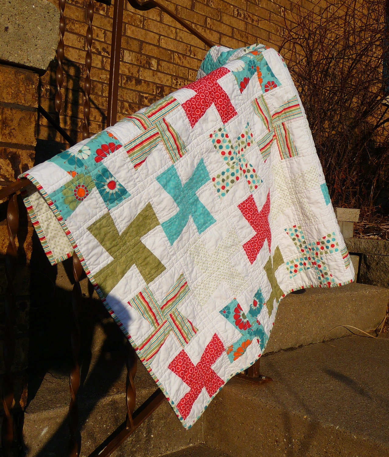 Whirly Gig Baby Quilt