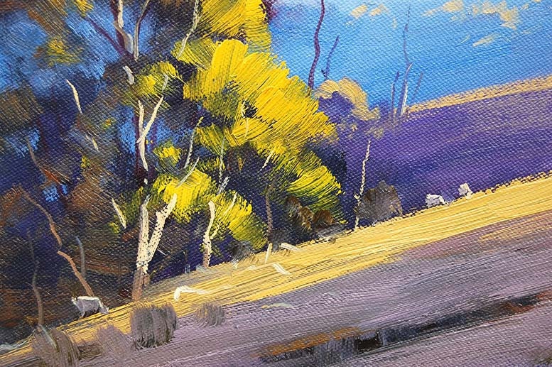 ORIGINAL OIL Landscape PAINTING Pastoral Fine Art Plein air Australia Award winning Artist Graham Gercken