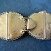 RESERVED Stunning Buckle Silhouettes over Mother of Pearl