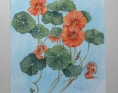 Nasturtiums - Original Watercolour Painting