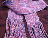 Scarf Handwoven  with Milk Protein Fiber