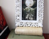 Face on the Moon Postcard by Meluseena