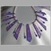 Purple Haze of Rays Choker Necklace