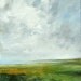 Large Landscape Oil Painting 36x36 CUSTOM Modern Abstract Sky Cloud BAY ART by J Shears