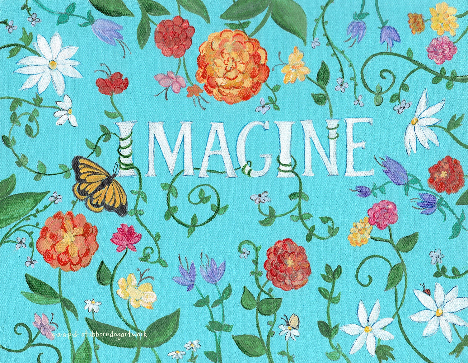 Imagine - Inspirational Art Print