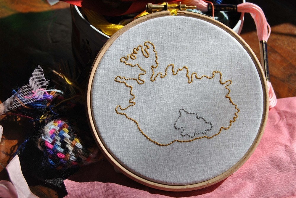 Iceland - embroidery