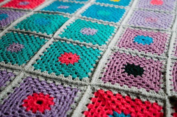 Handmade crochet blanket