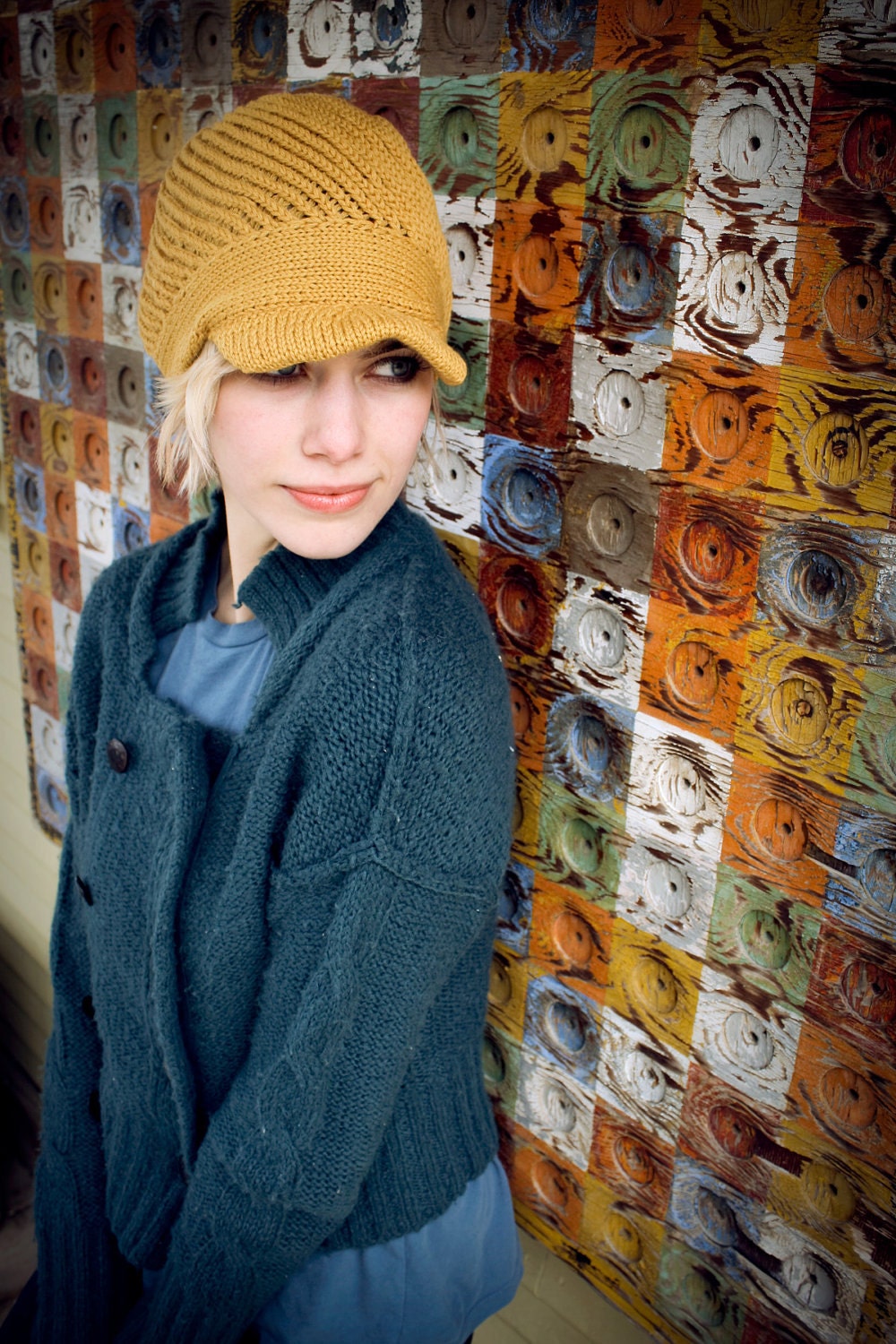 Kate Newsboy Tam Beret hat PDF KNIT PATTERN
