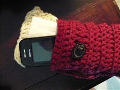Half Price Sale - ReD CRocHeT WriStLet -Personalized-