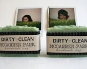 McCarren Park Grass . Soap . Vegan . Cold Process . Luffa . 4 - 5 oz