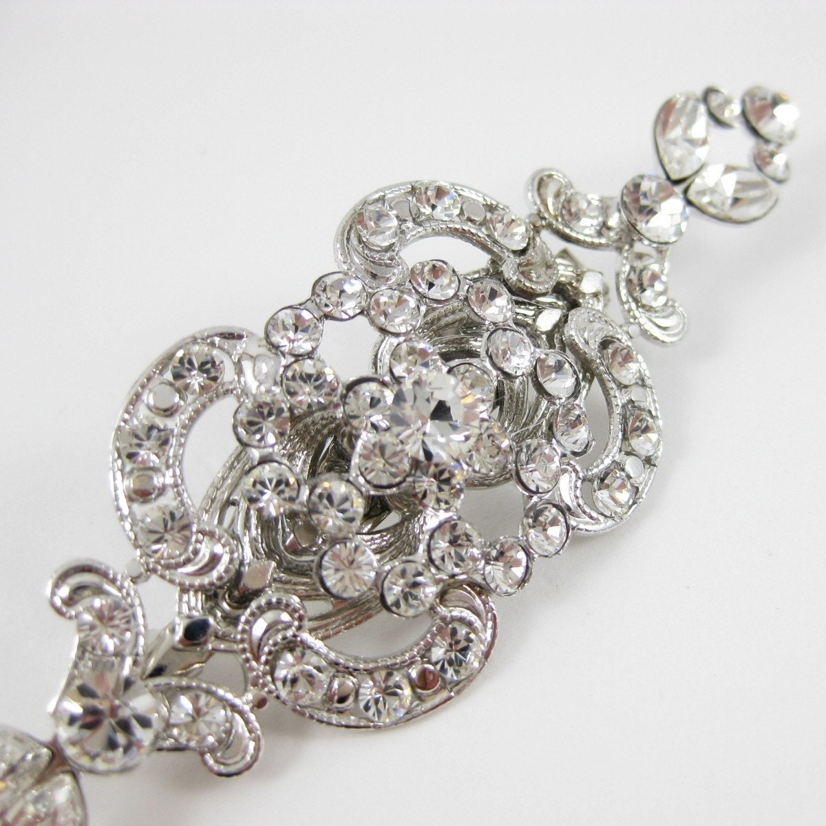 Frances Brooch with Swarovski Rhinestones