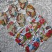 Germany Paper Scraps Victorian Hands And Calling Cards With Birds And Flowers 7093