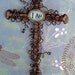 Rustic Nail Wall Cross (I AM)