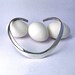 Sterling Silver Forged Collar Neckpiece