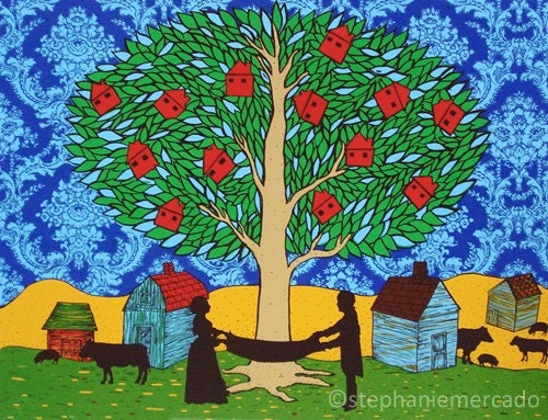 The Golden Tree, limited edition serigraph