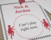 Printable - Editable - Door Hanger - PLAY TIME  - pdf template - Customize with your child's name