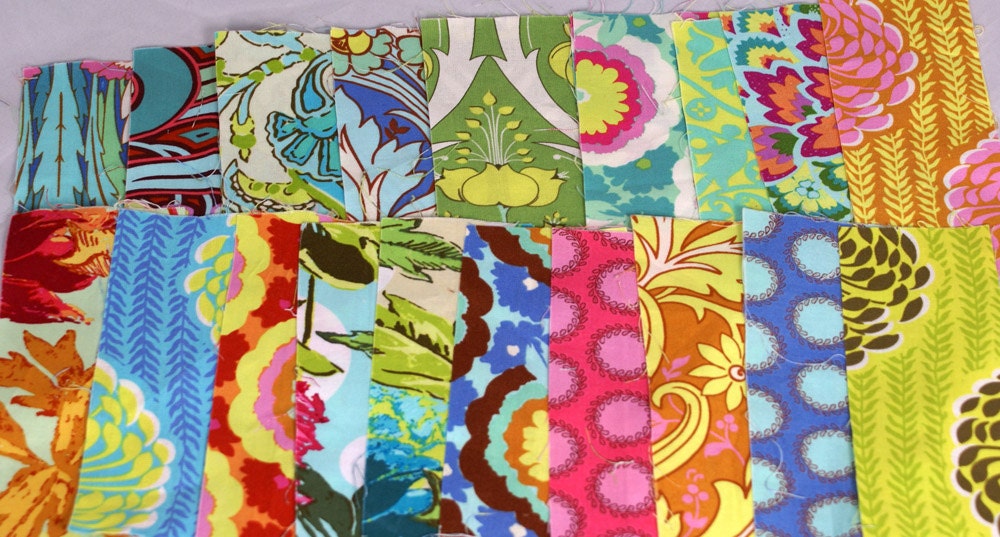 Destash Fabric Soul Blossom Scraps