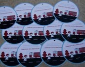 Firetruck Party Favor Tags Birthday Party : Sound the Alarm Firetruck Favor Tag set of 12 by Belleza e Luce Il_170x135
