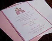 Princess Castle Invitation Birthday Party: Pink Princess Palace Birthday Party Invitation set of 10 by Belleza e Luce Il_170x135