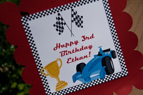 Race Cars Party Door Sign Birthday Party Decor: Car Door Sign by Belleza e Luce Il_570xn